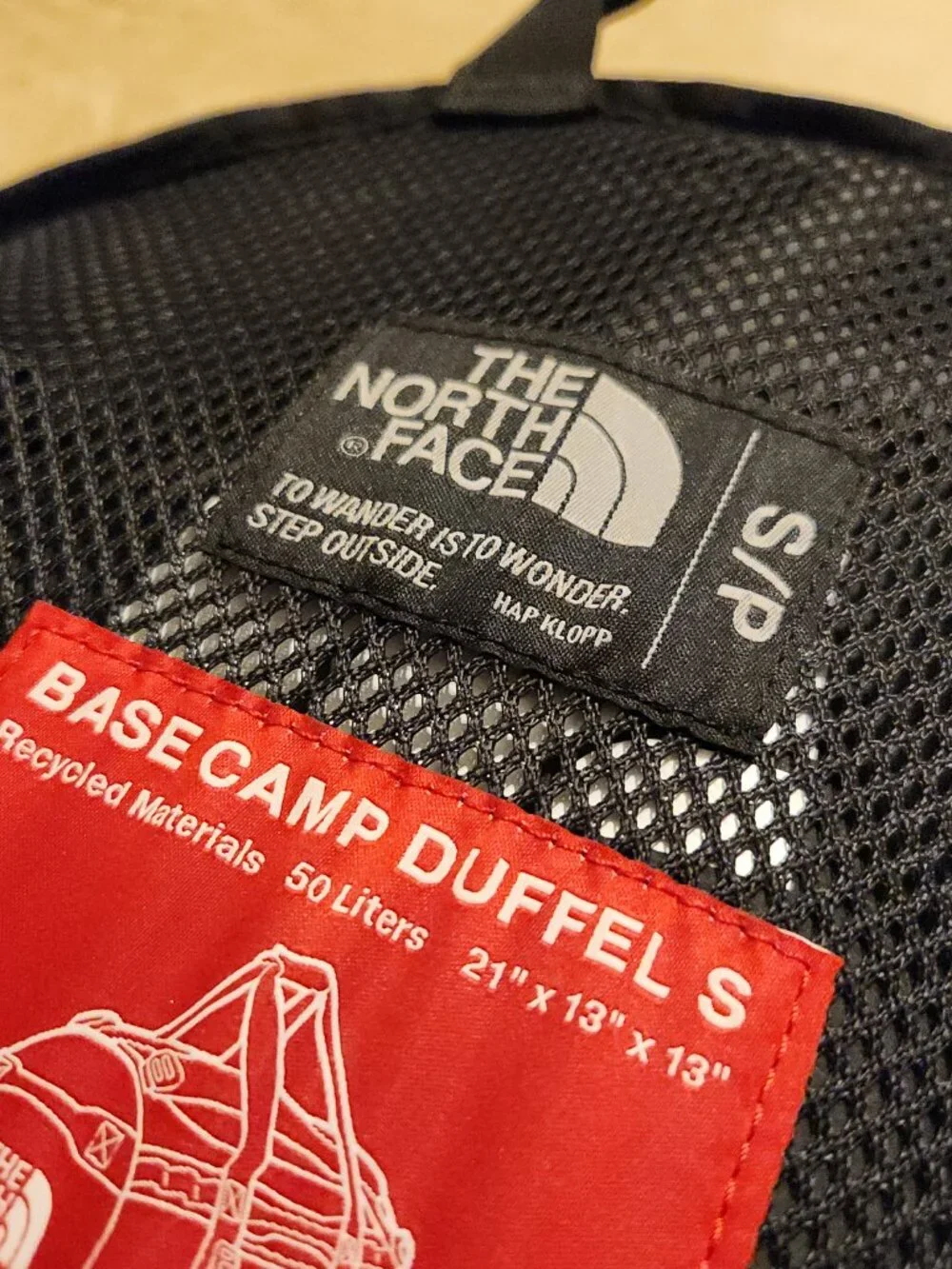 The North Face Base Camp Golden State Deffel Bag Backpack 50L Small New